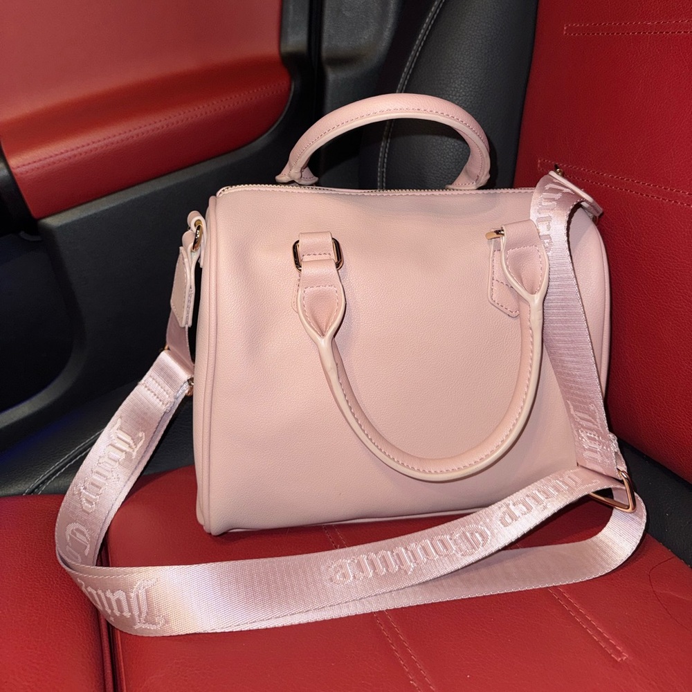 Juicy Couture Light Pink Satchel with Logo Strap - Picture 5 of 5